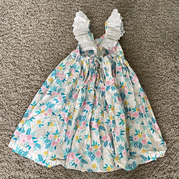 Eleanor Rose Serena Dress Size 6-7 Floral - Picture 4 of 7